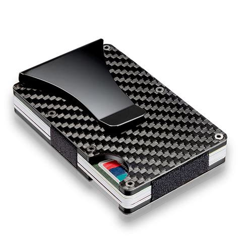 carbon fiber magnetic wallet card holder anti rfid card holder|Carbon Fiber RFID.